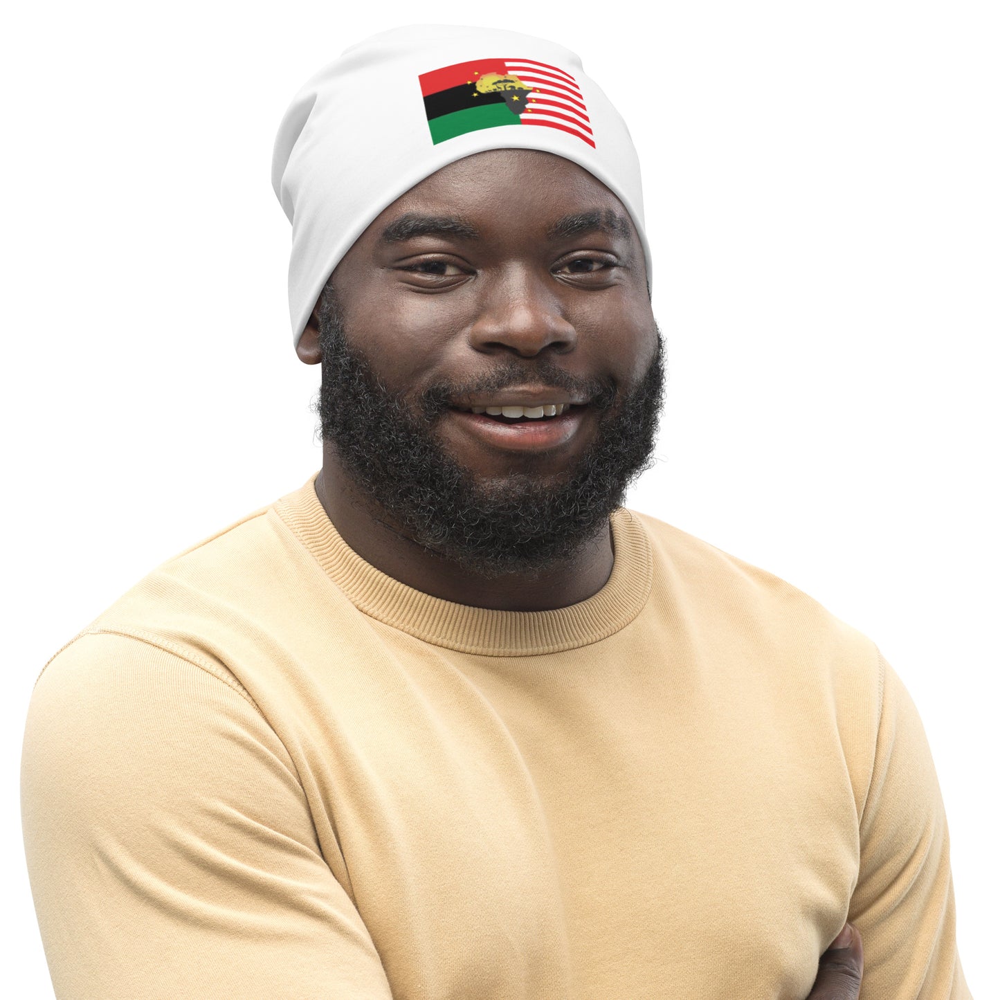 African American Unity Flag Beanie