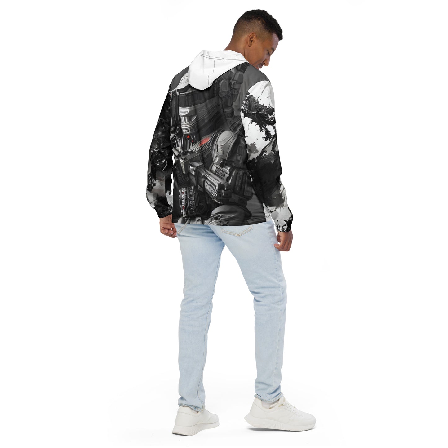 African American Unity Flag Windbreaker