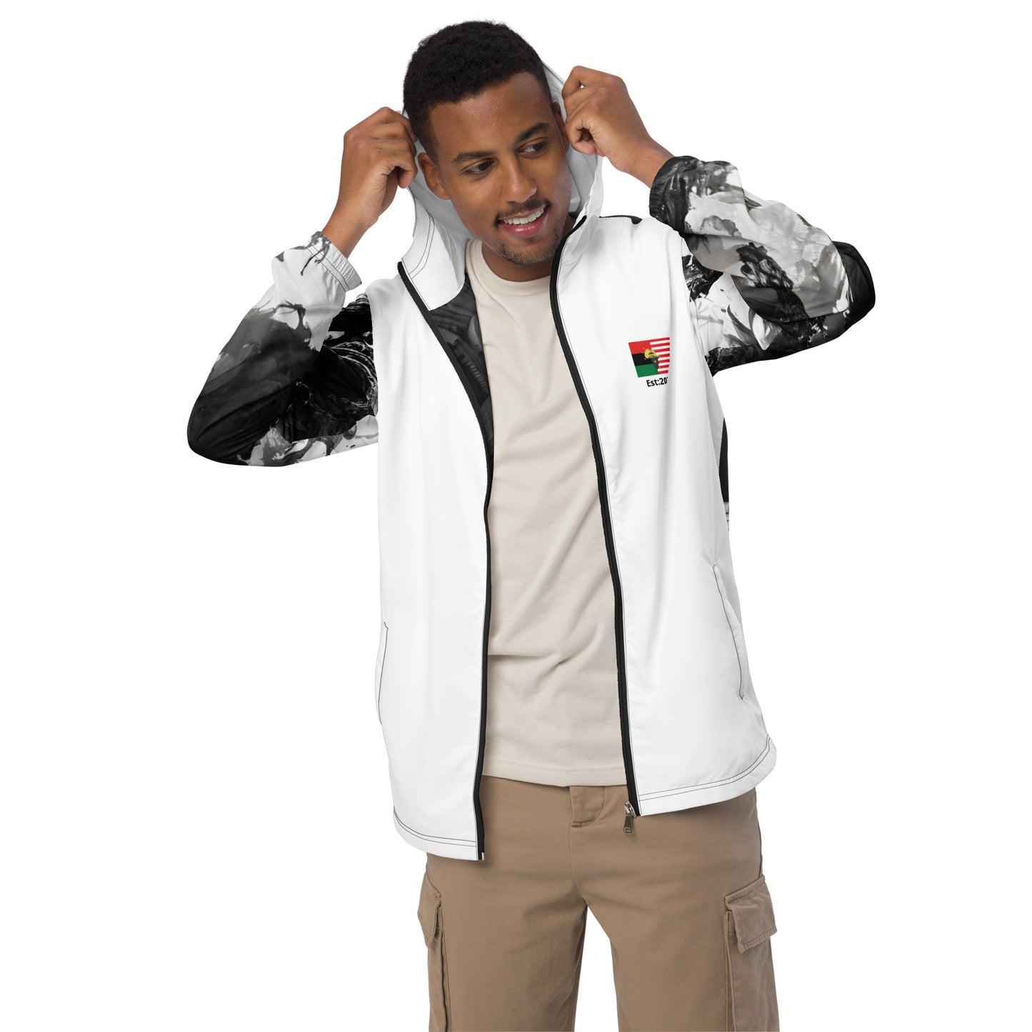 African American Unity Flag Windbreaker