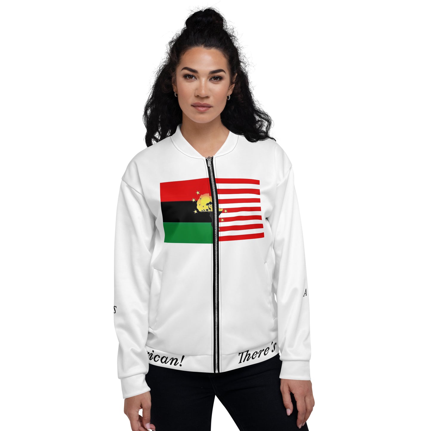 African American Unity Flag Bomber Jacket