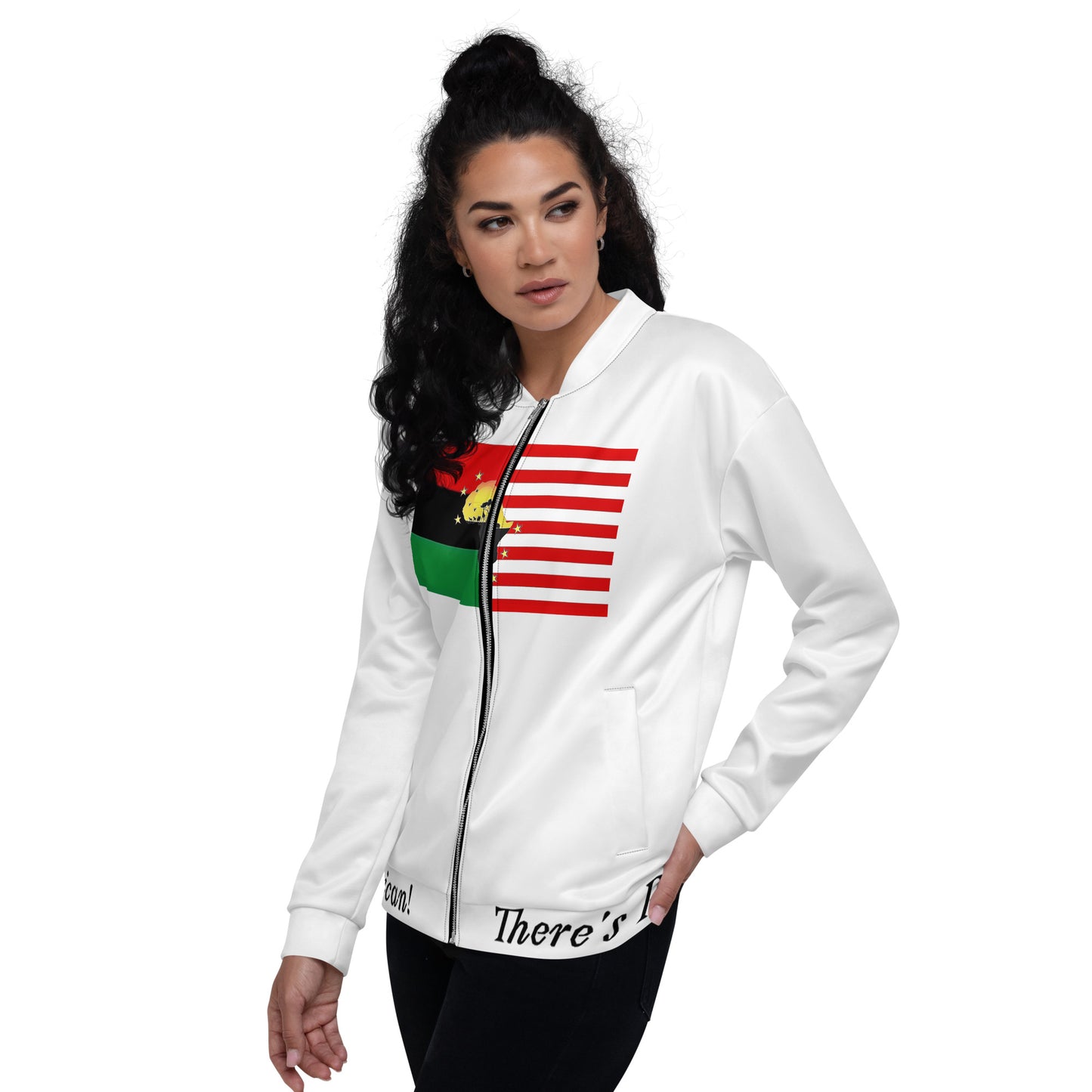 African American Unity Flag Bomber Jacket