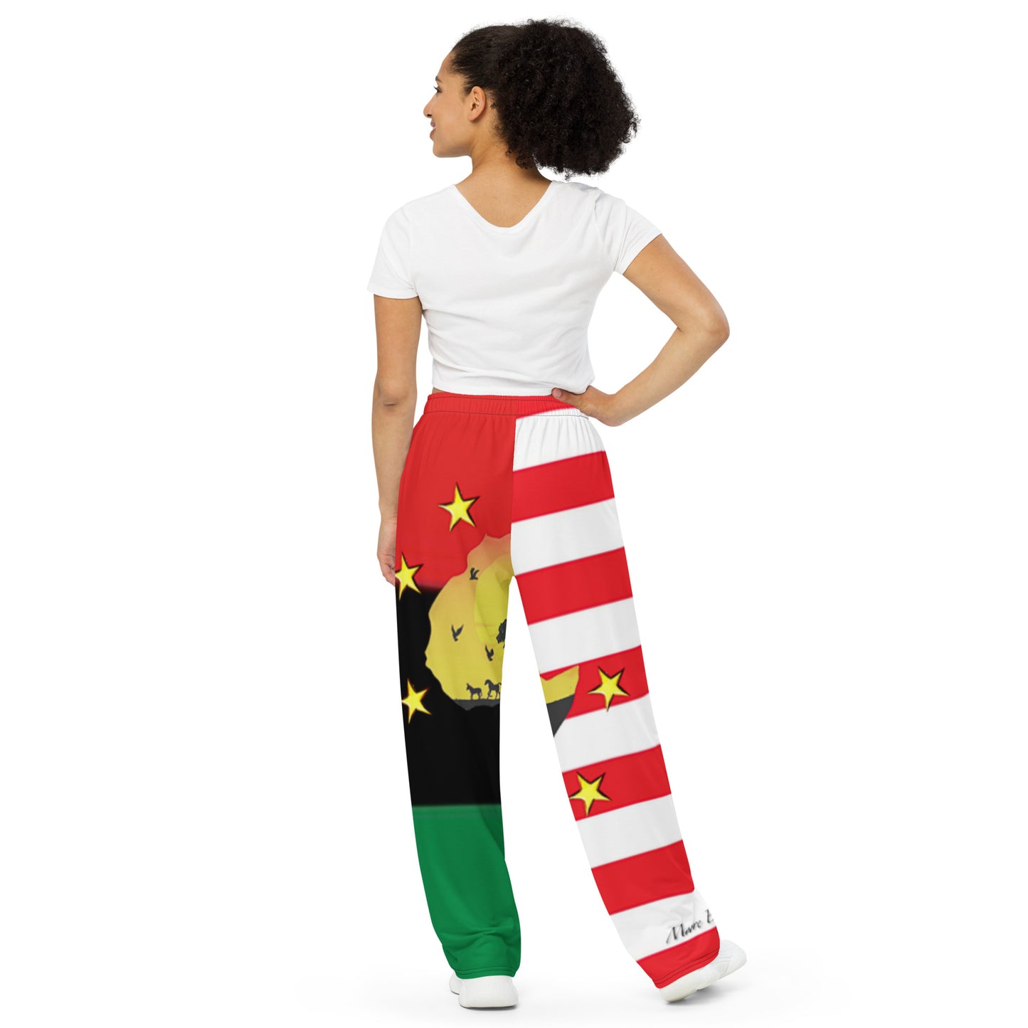 African American Unity Flag Pajama Pants - Unisex