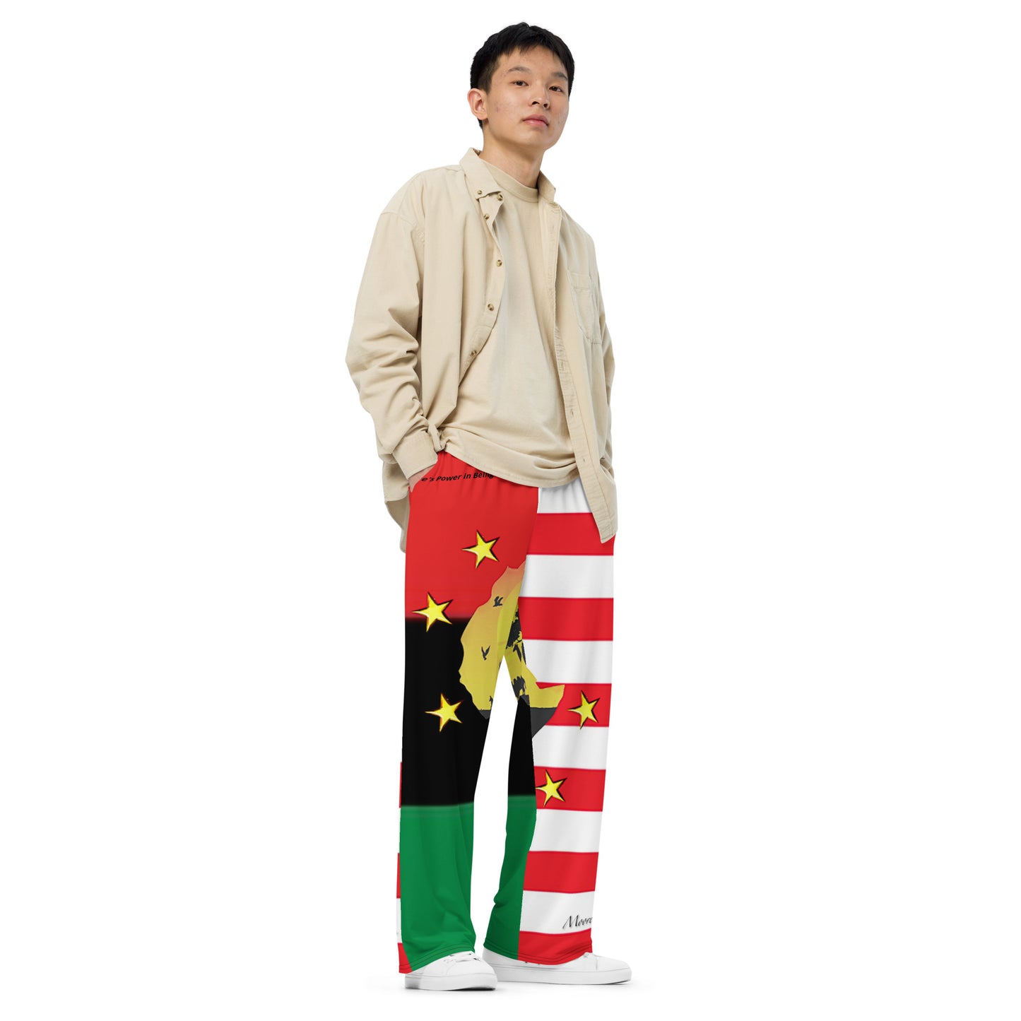 African American Unity Flag Pajama Pants - Unisex