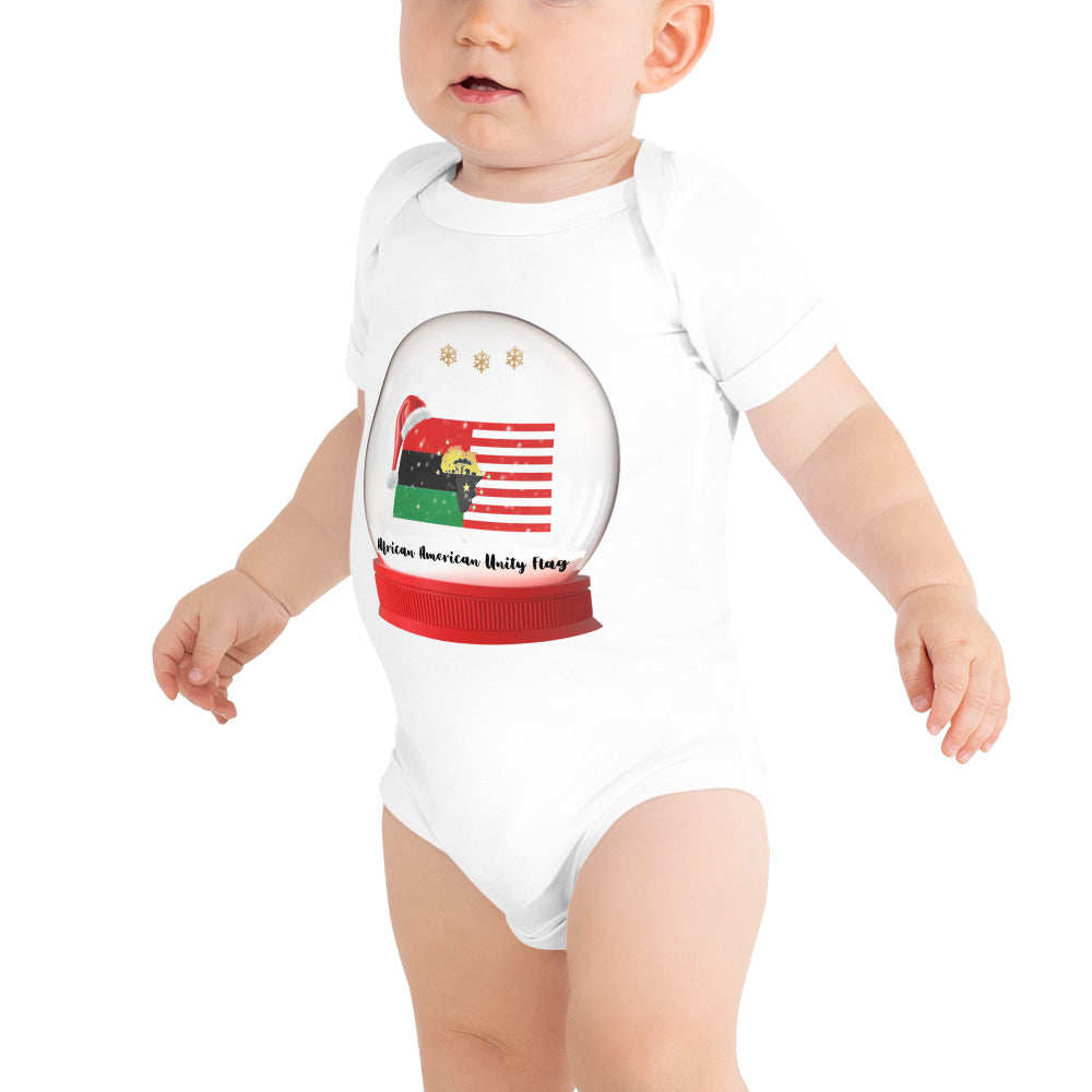 African American Unity Flag Christmas - Baby