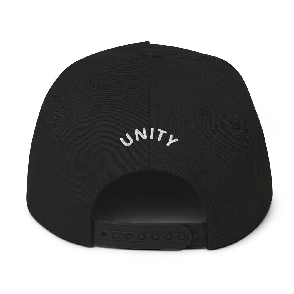 African American Unity Flag Flat Bill Cap