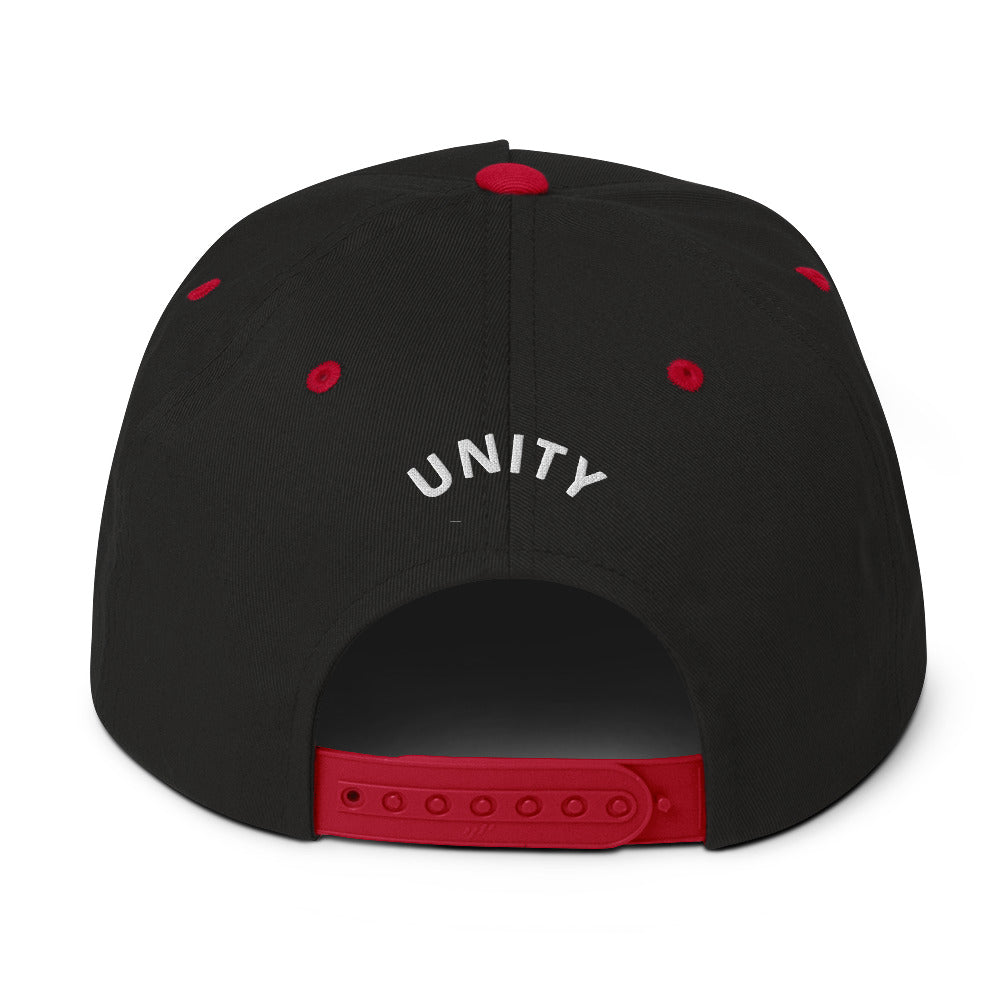 African American Unity Flag Flat Bill Cap