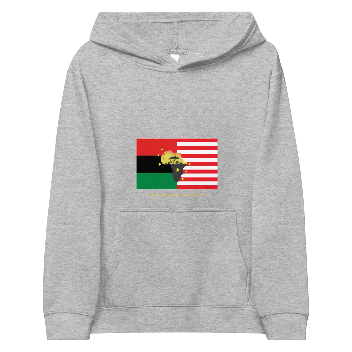 African American Unity Flag Hoodie - Kids