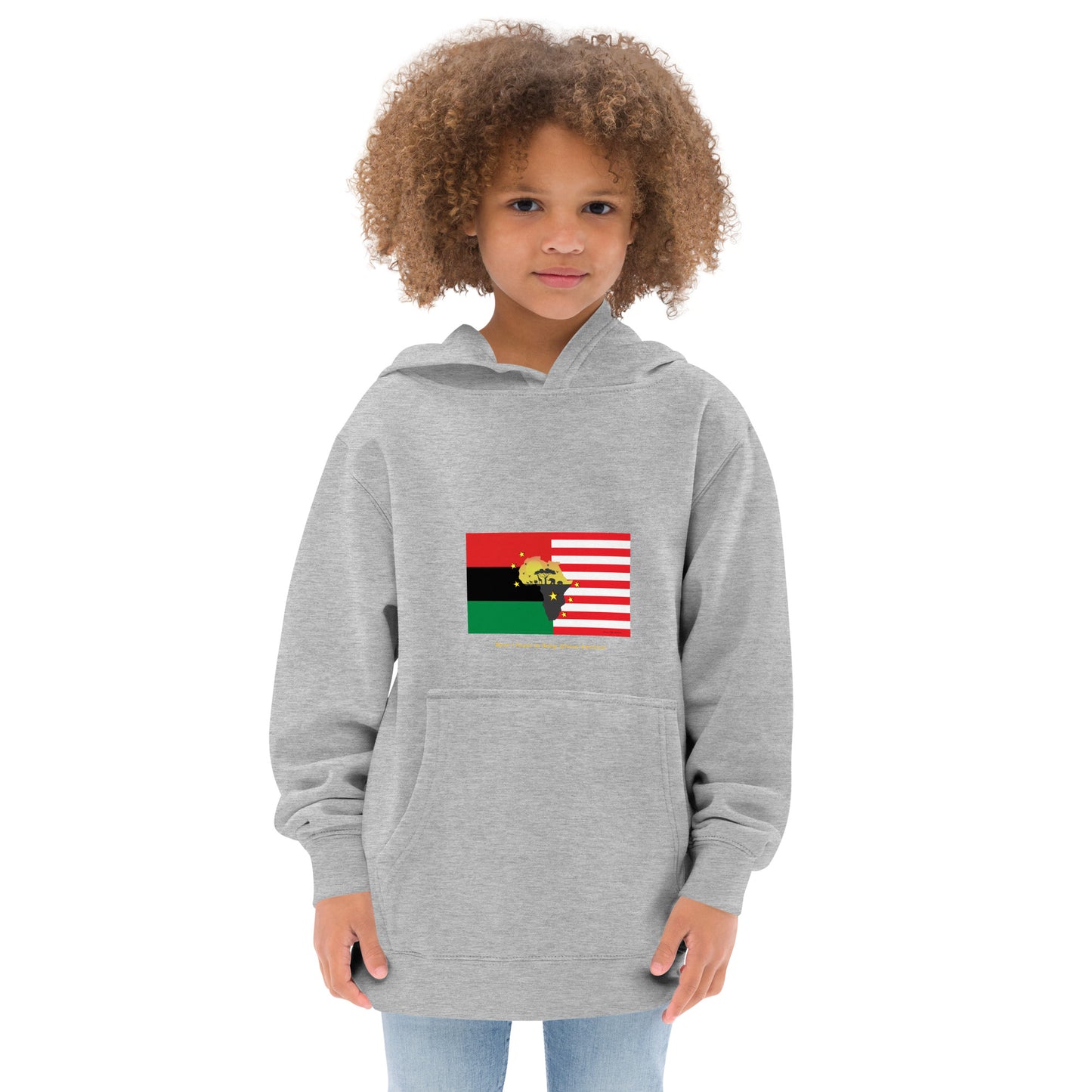 African American Unity Flag Hoodie - Kids