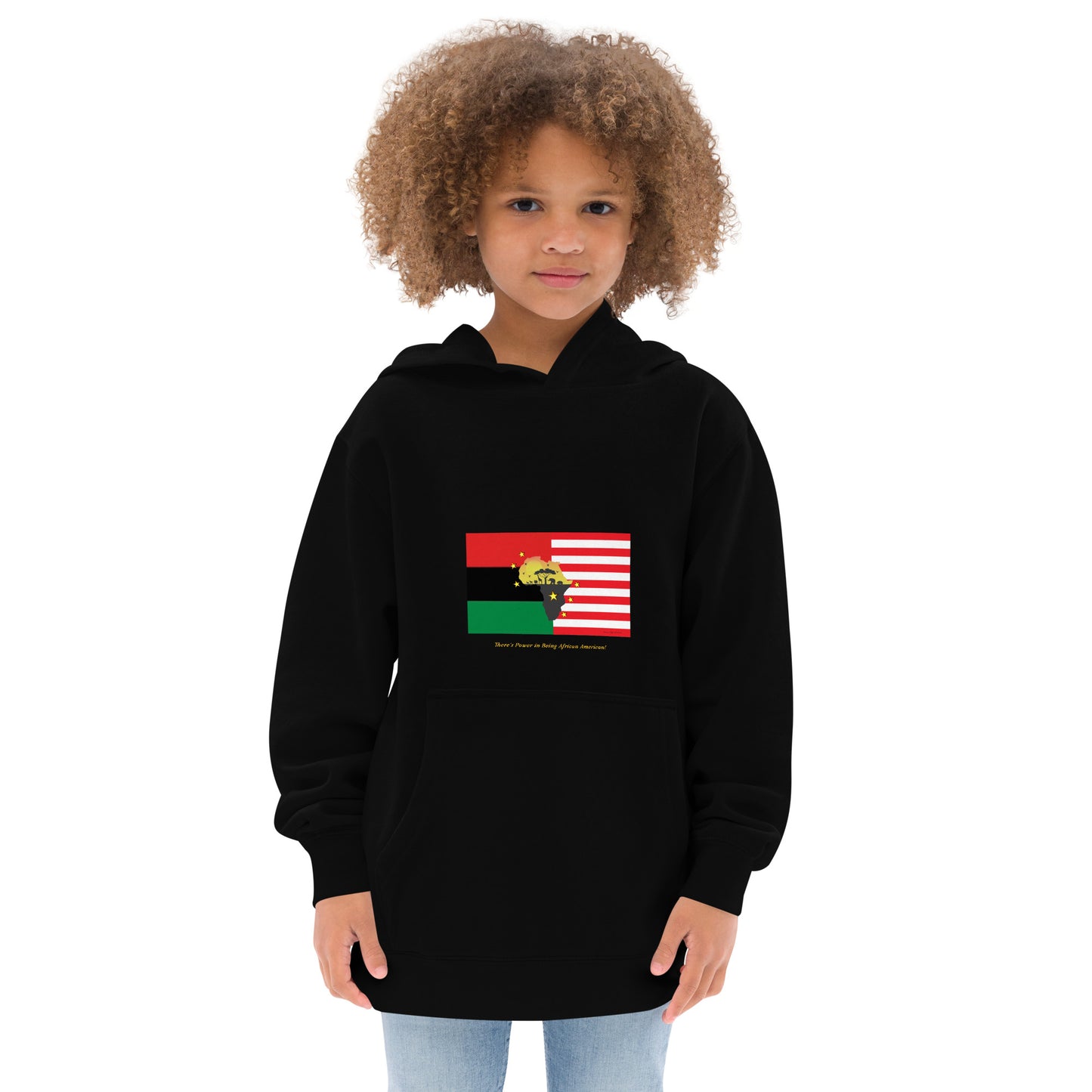 African American Unity Flag Hoodie - Kids