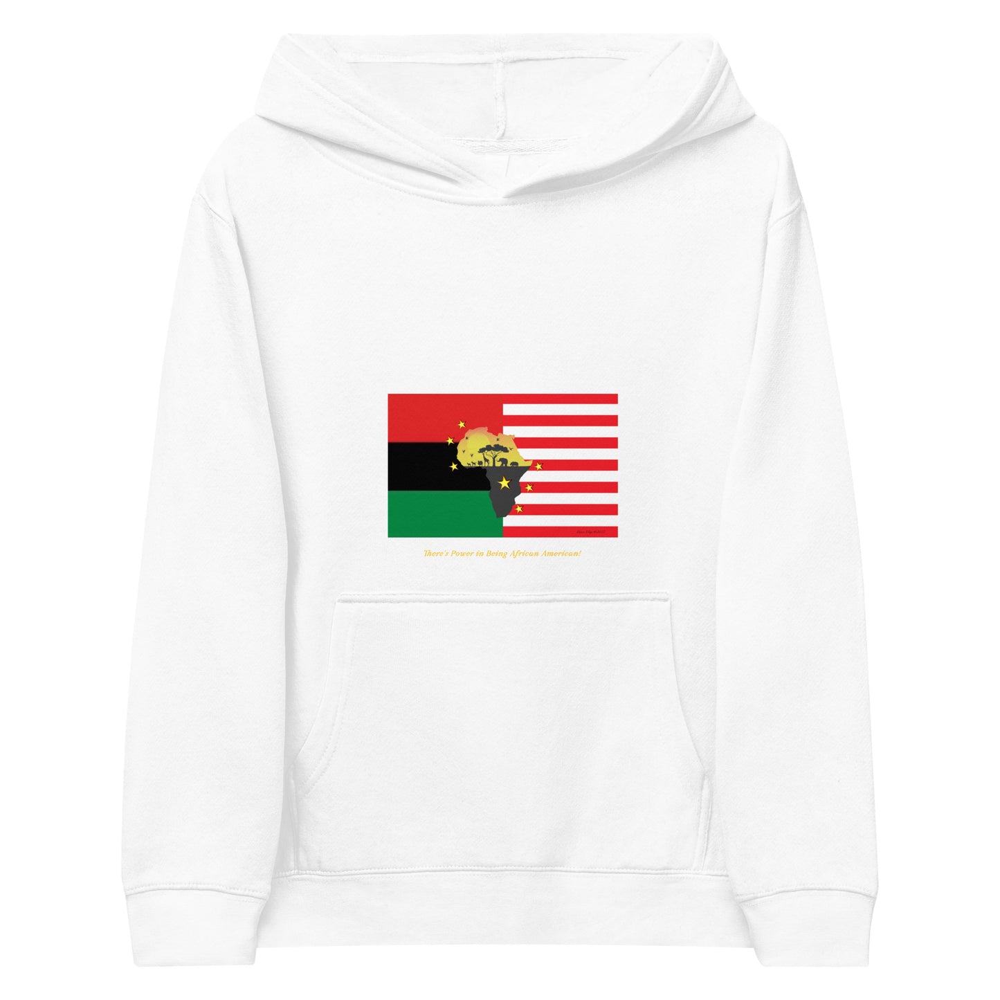 African American Unity Flag Hoodie - Kids