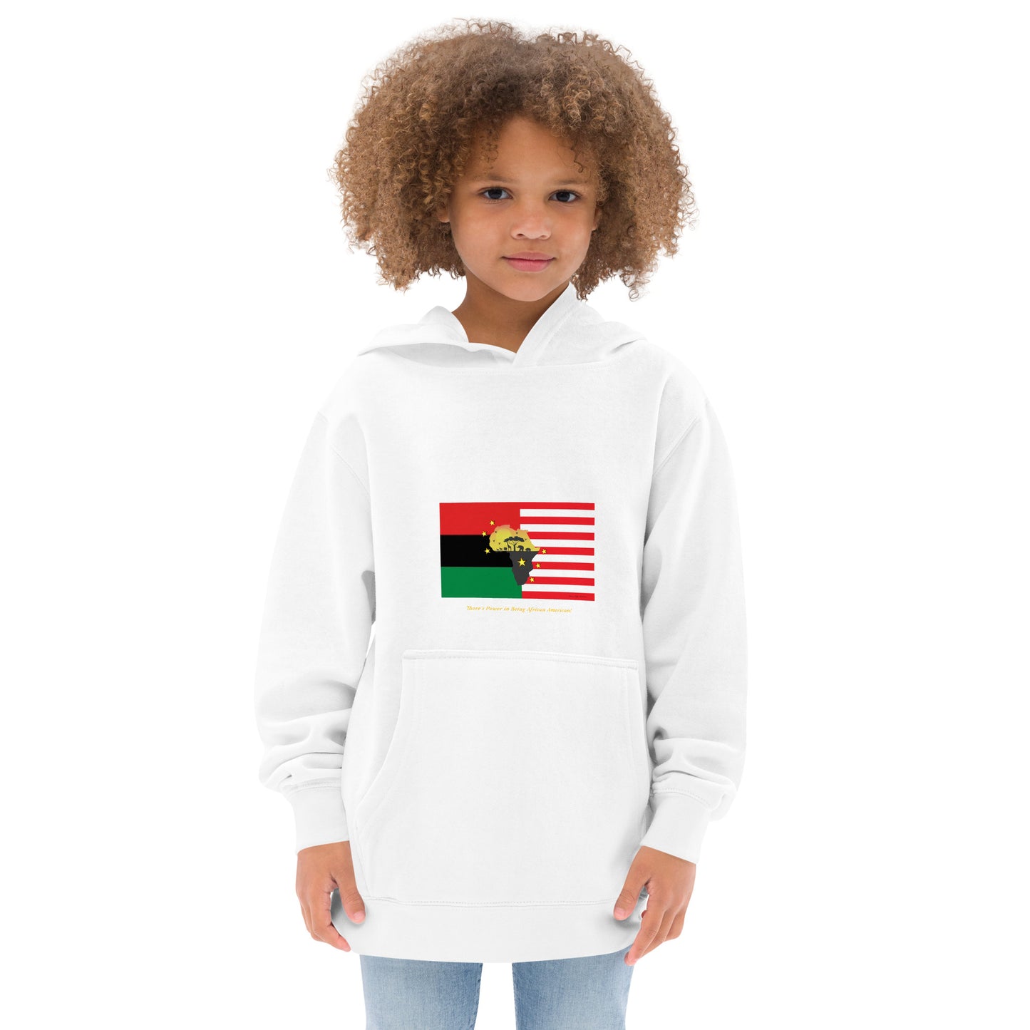 African American Unity Flag Hoodie - Kids