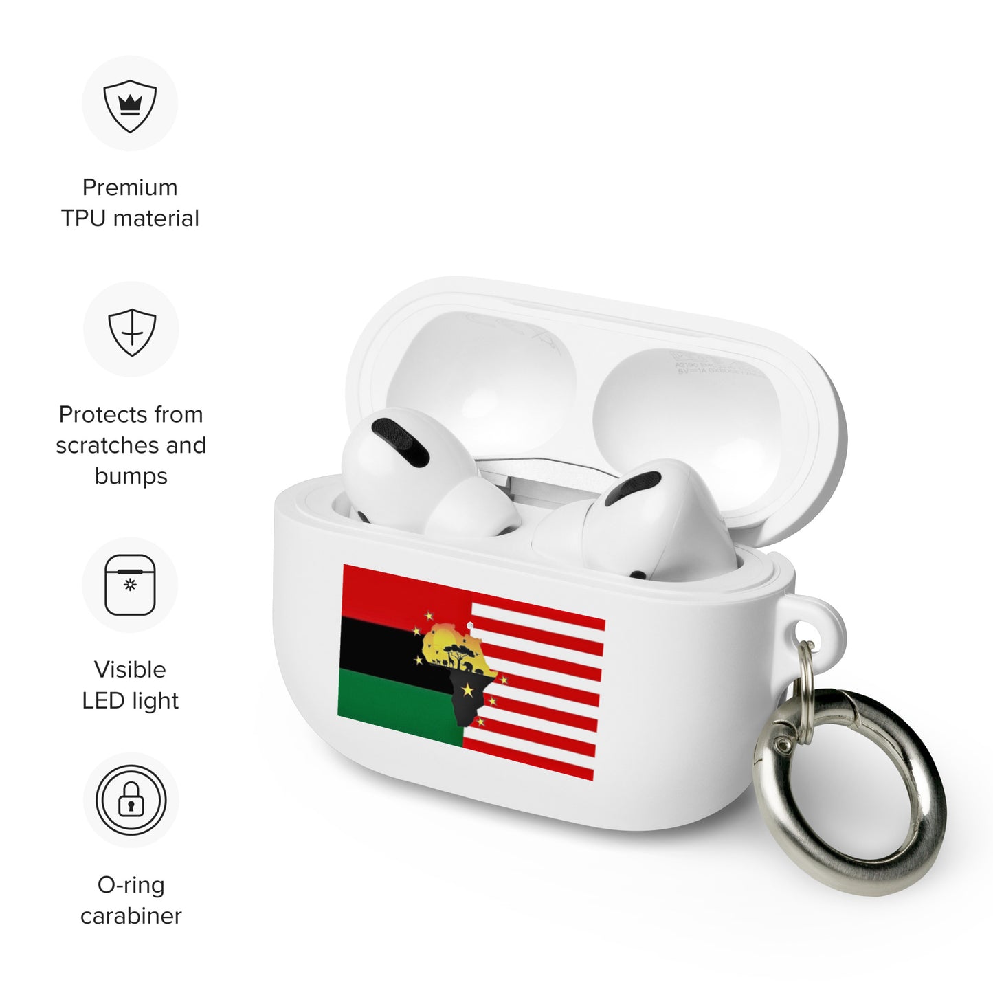 African American Unity Flag Case for AirPods®