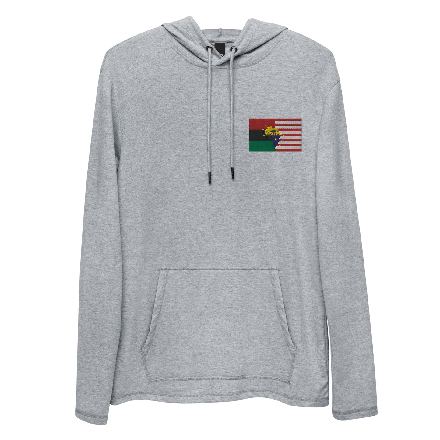 African American Unity Flag Lightweight Hoodie