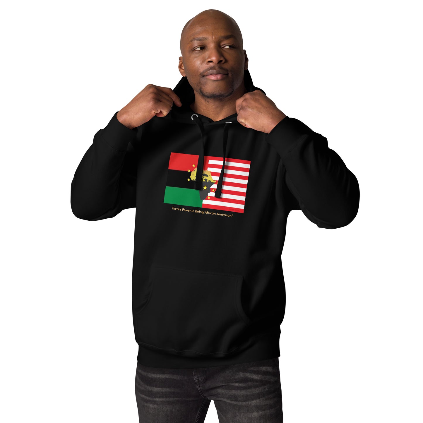 African American Unity Flag Hoodie - Unisex