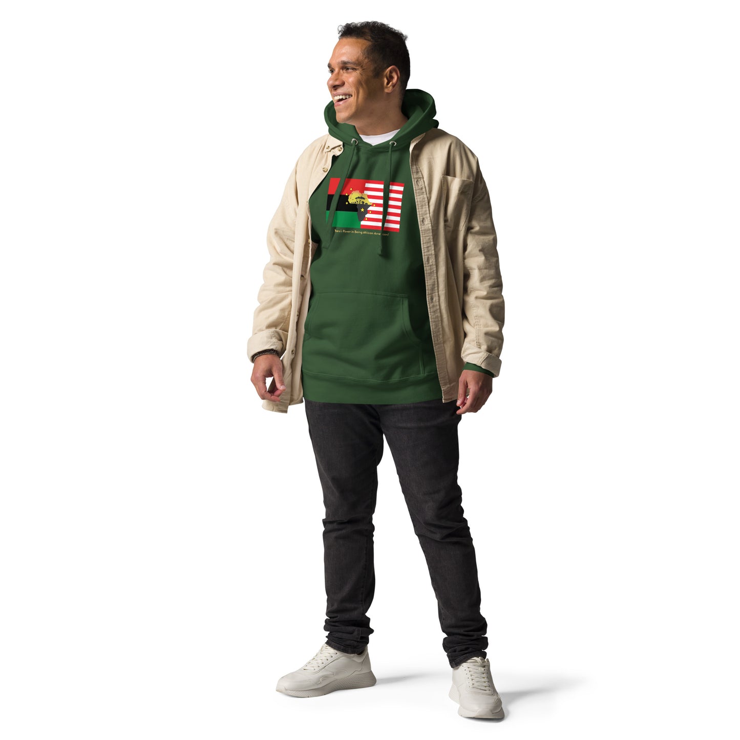 African American Unity Flag Hoodie - Unisex