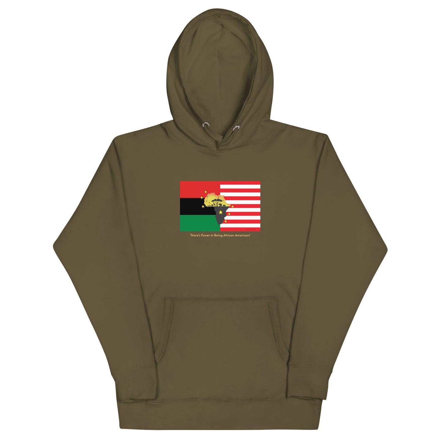 African American Unity Flag Hoodie - Unisex