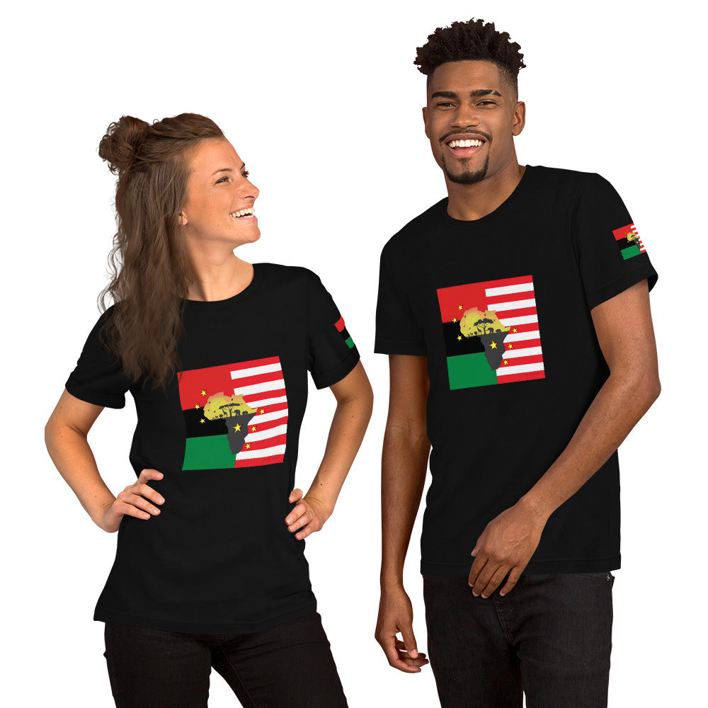 African American Unity Flag Tee - Unisex