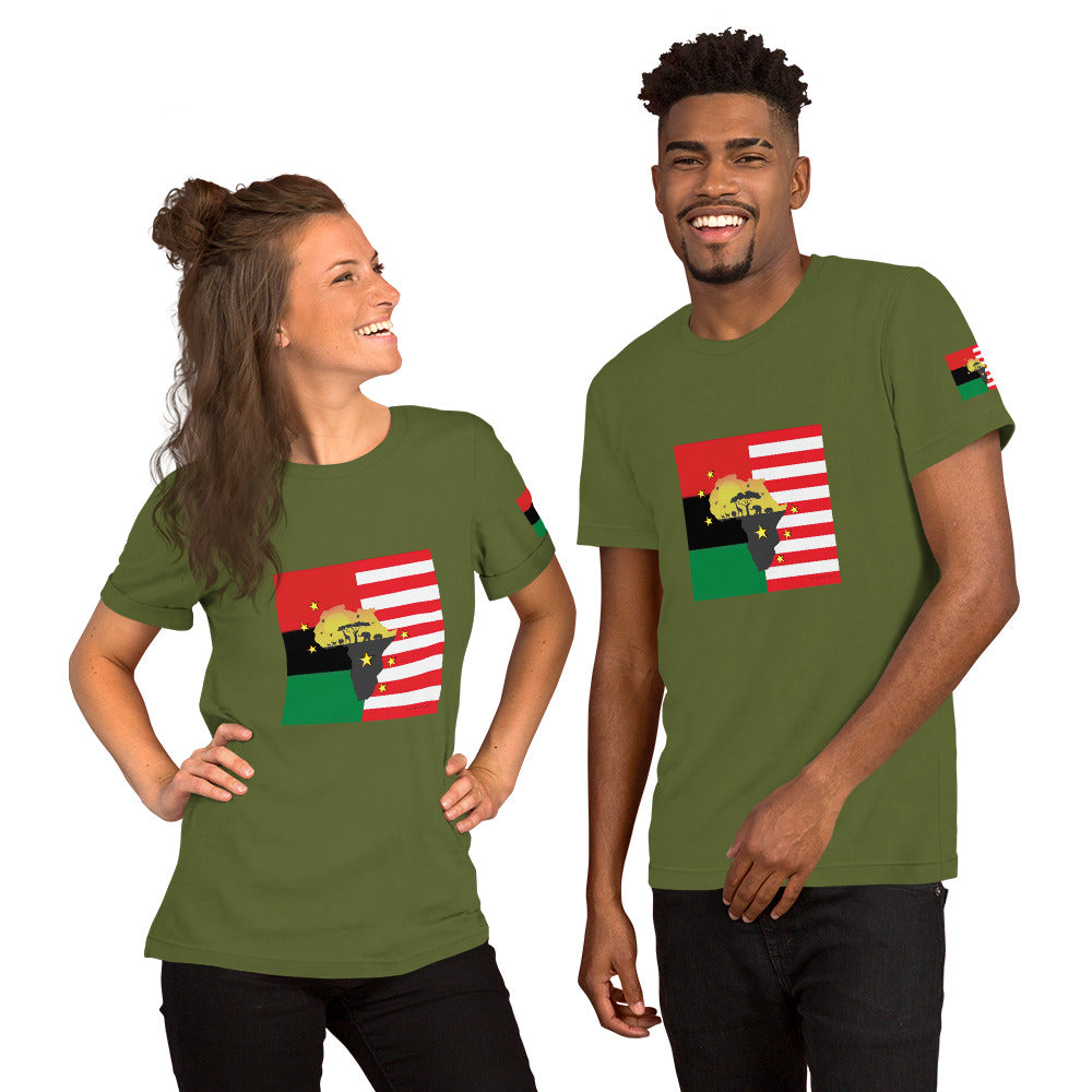 African American Unity Flag Tee - Unisex