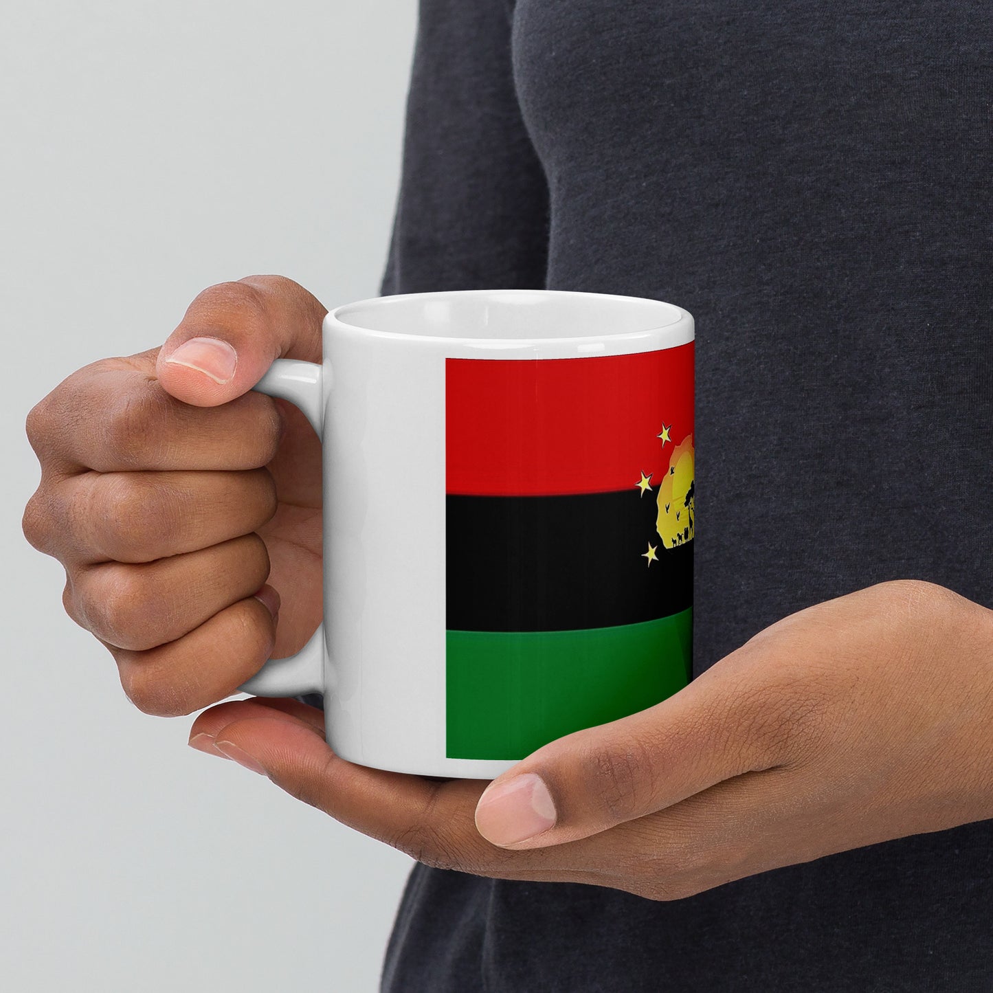 African American Unity Mug - White