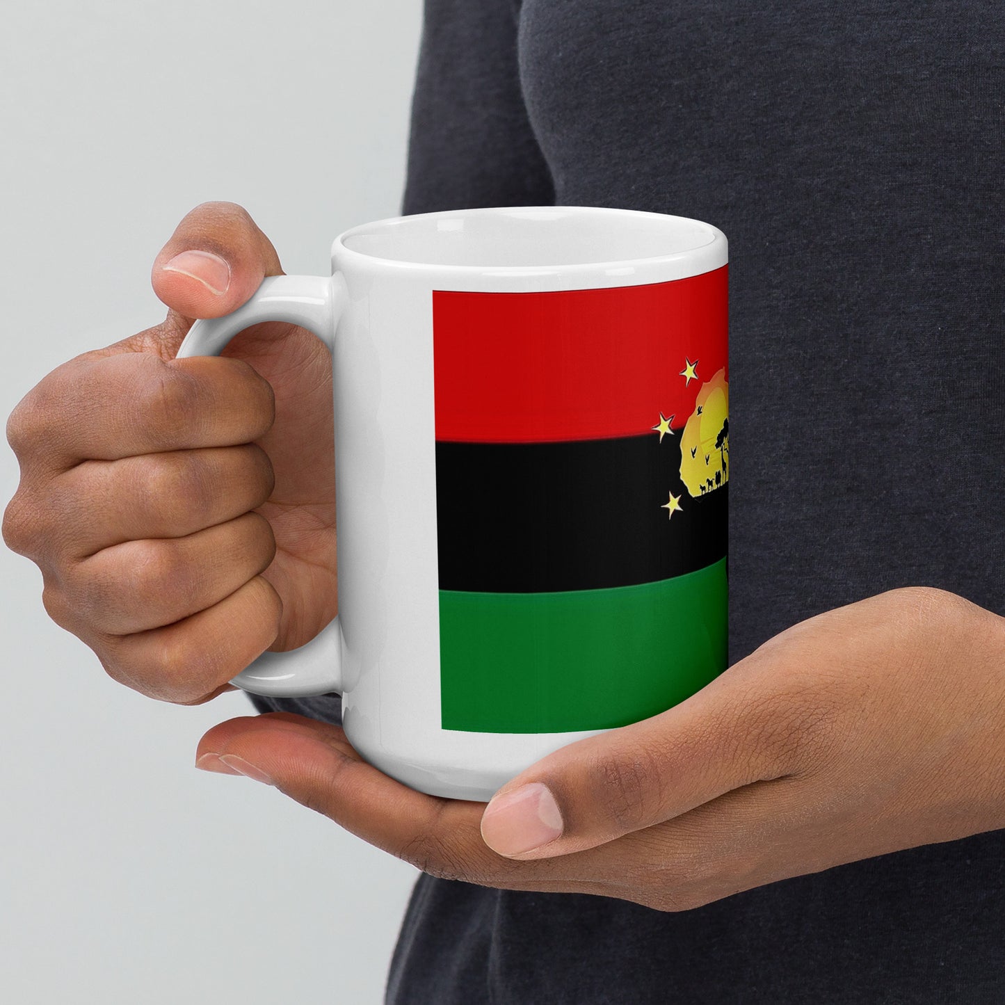 African American Unity Mug - White