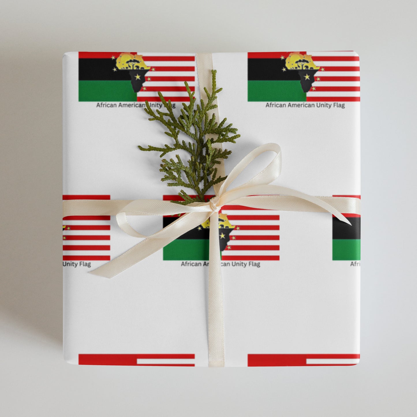 African American Unity Flag Wrapping Paper Sheets