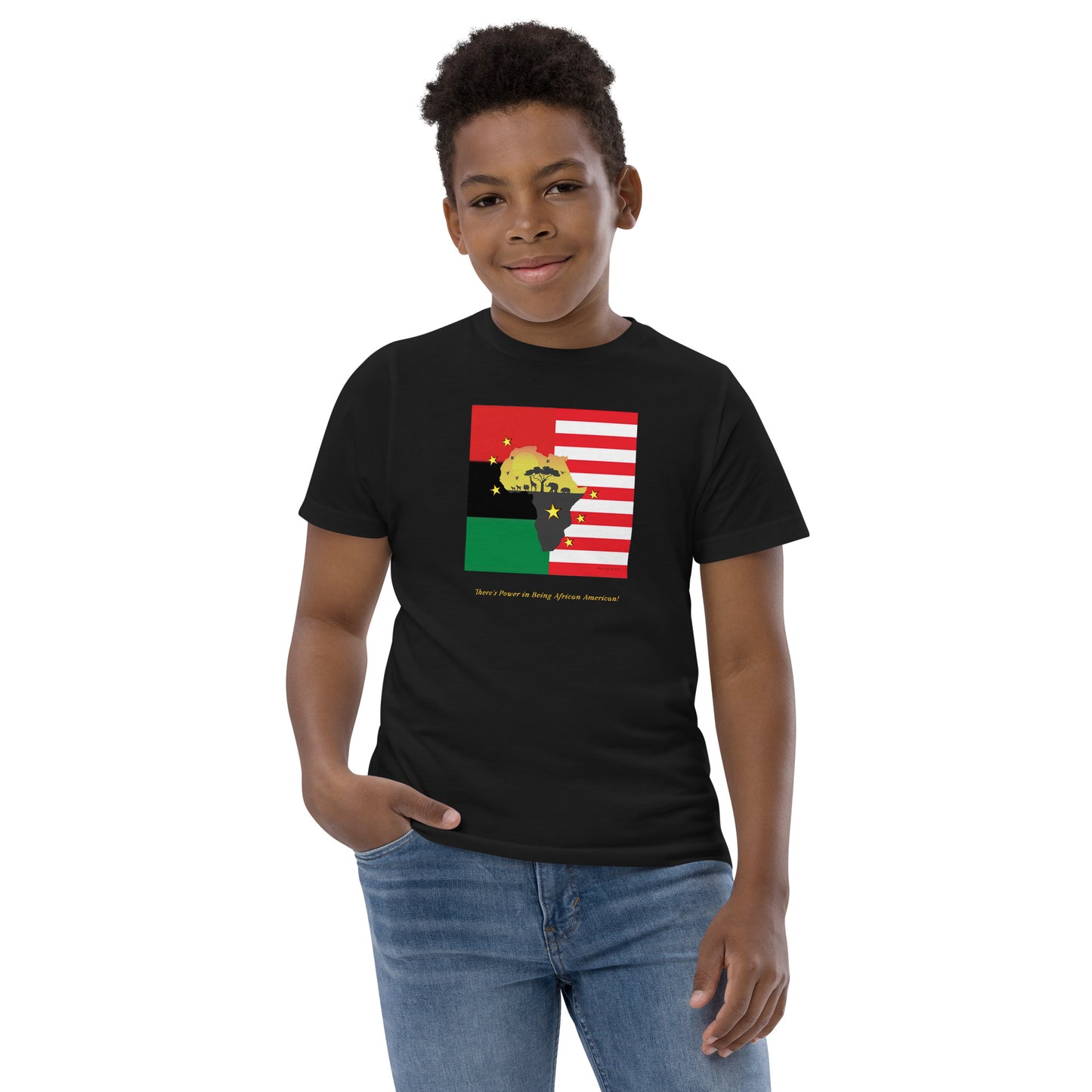 African American Unity Flag Tee - Youth