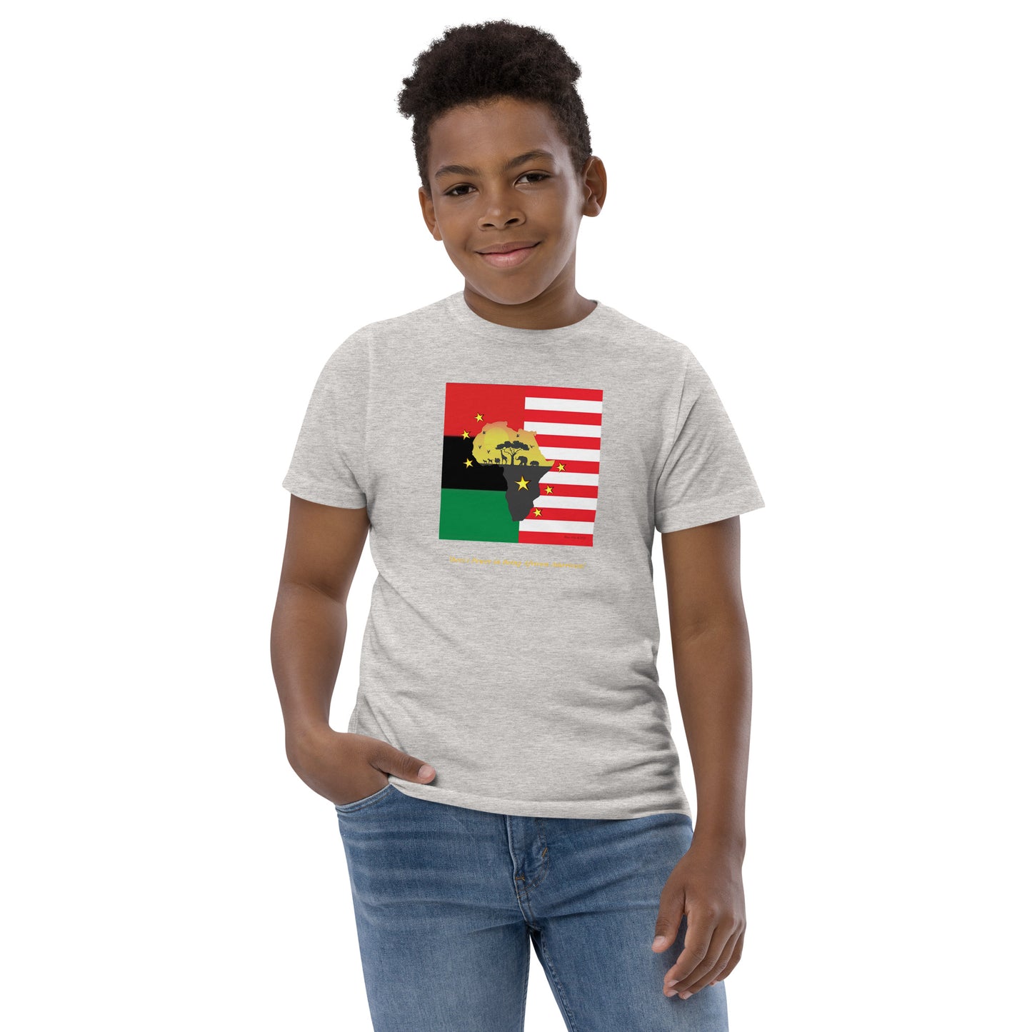 African American Unity Flag Tee - Youth