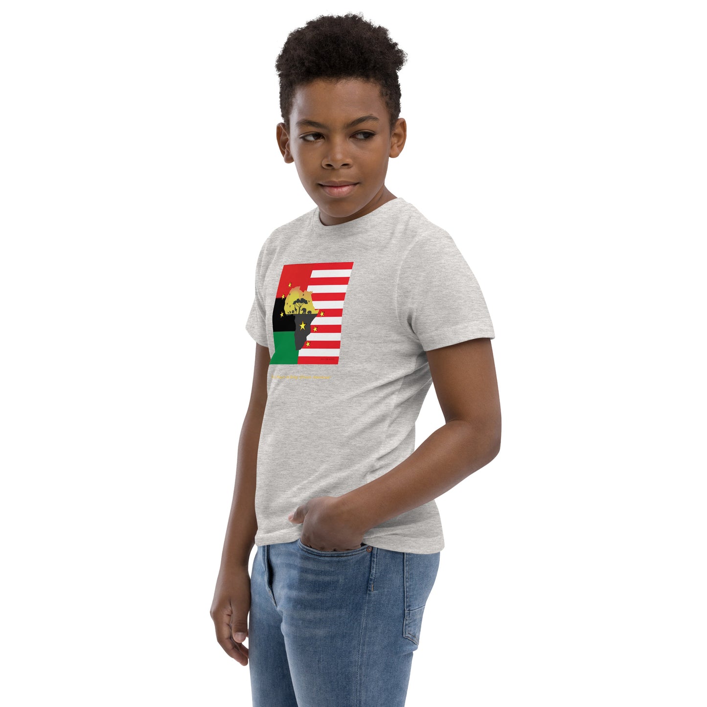 African American Unity Flag Tee - Youth