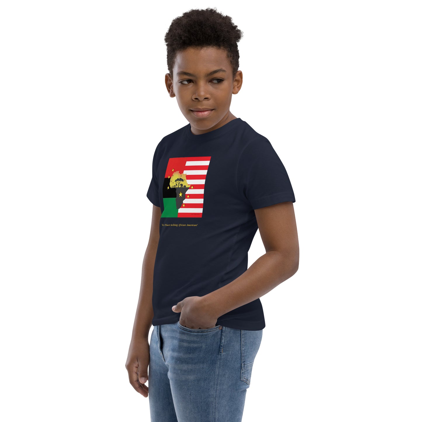 African American Unity Flag Tee - Youth