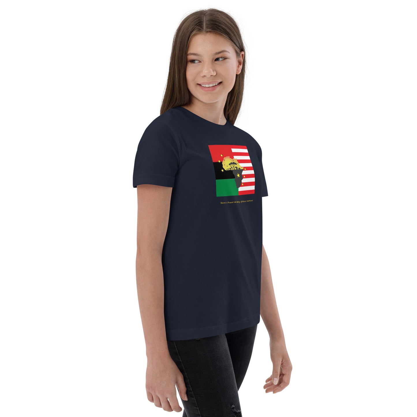 African American Unity Flag Tee - Youth