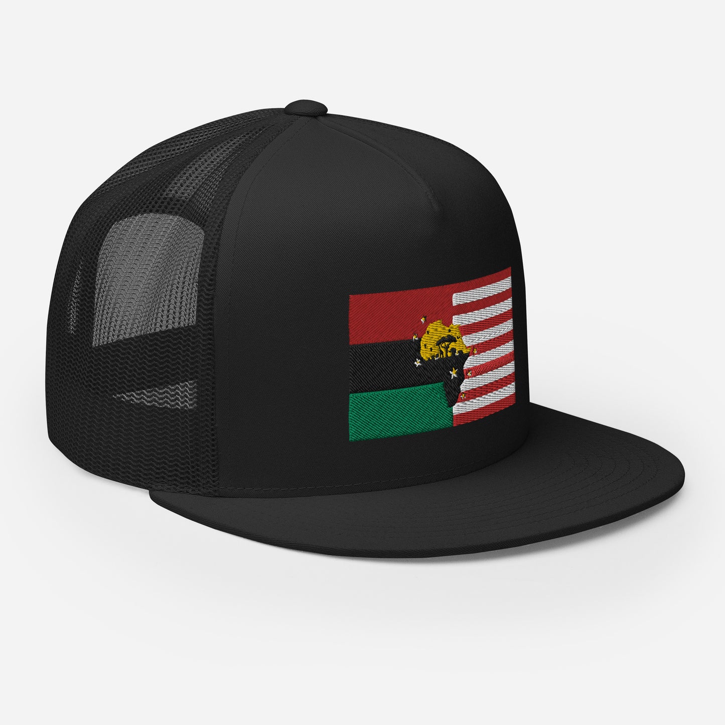 African American Unity Flag Trucker Cap