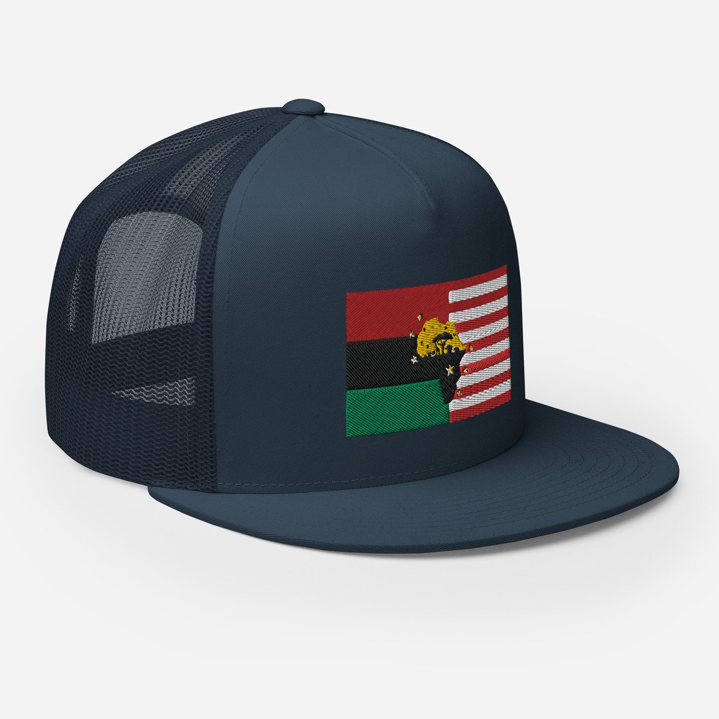 African American Unity Flag Trucker Cap