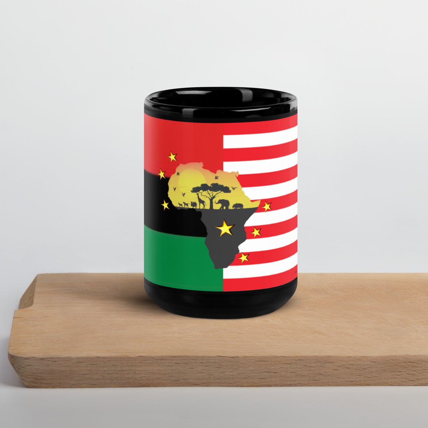 African American Unity Flag Coffee Mug