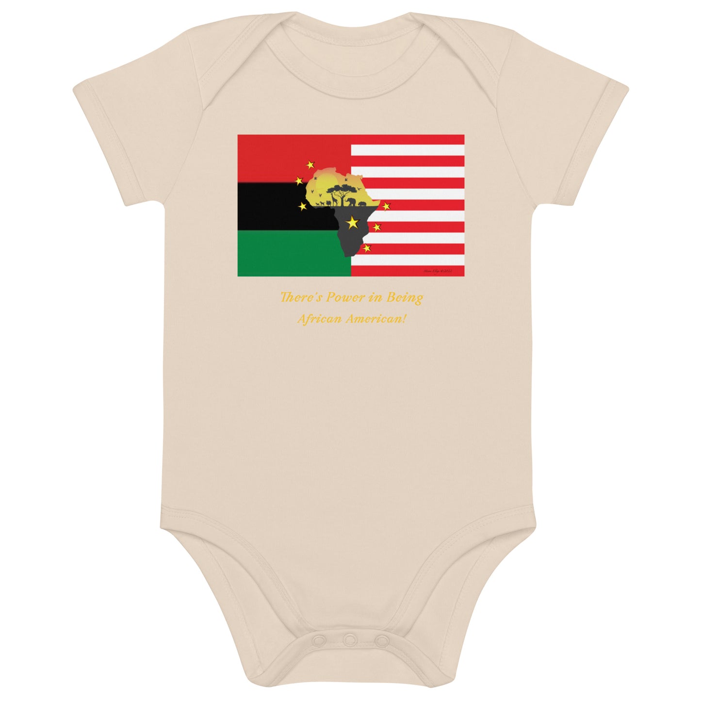 African American Unity Flag Onesie