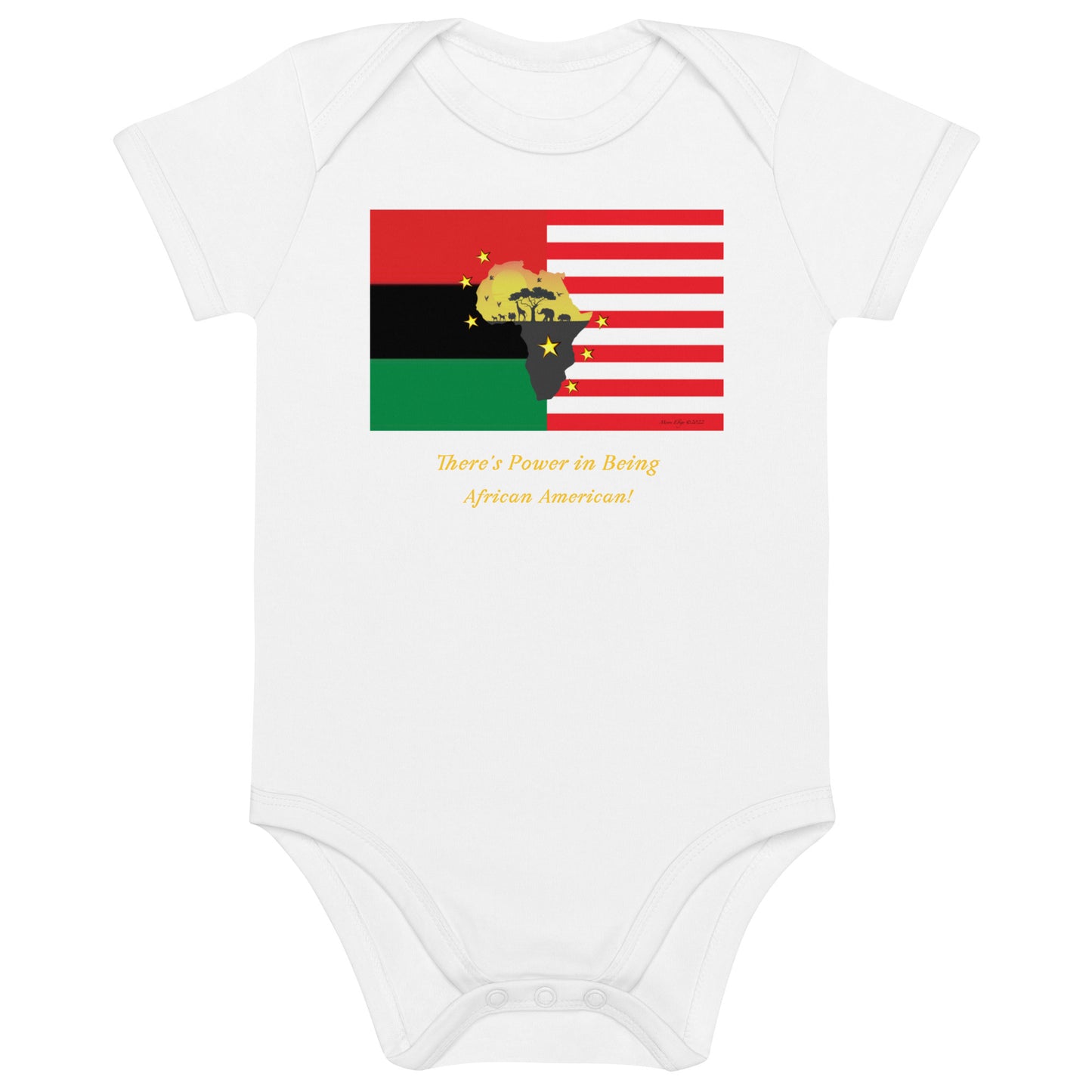 African American Unity Flag Onesie