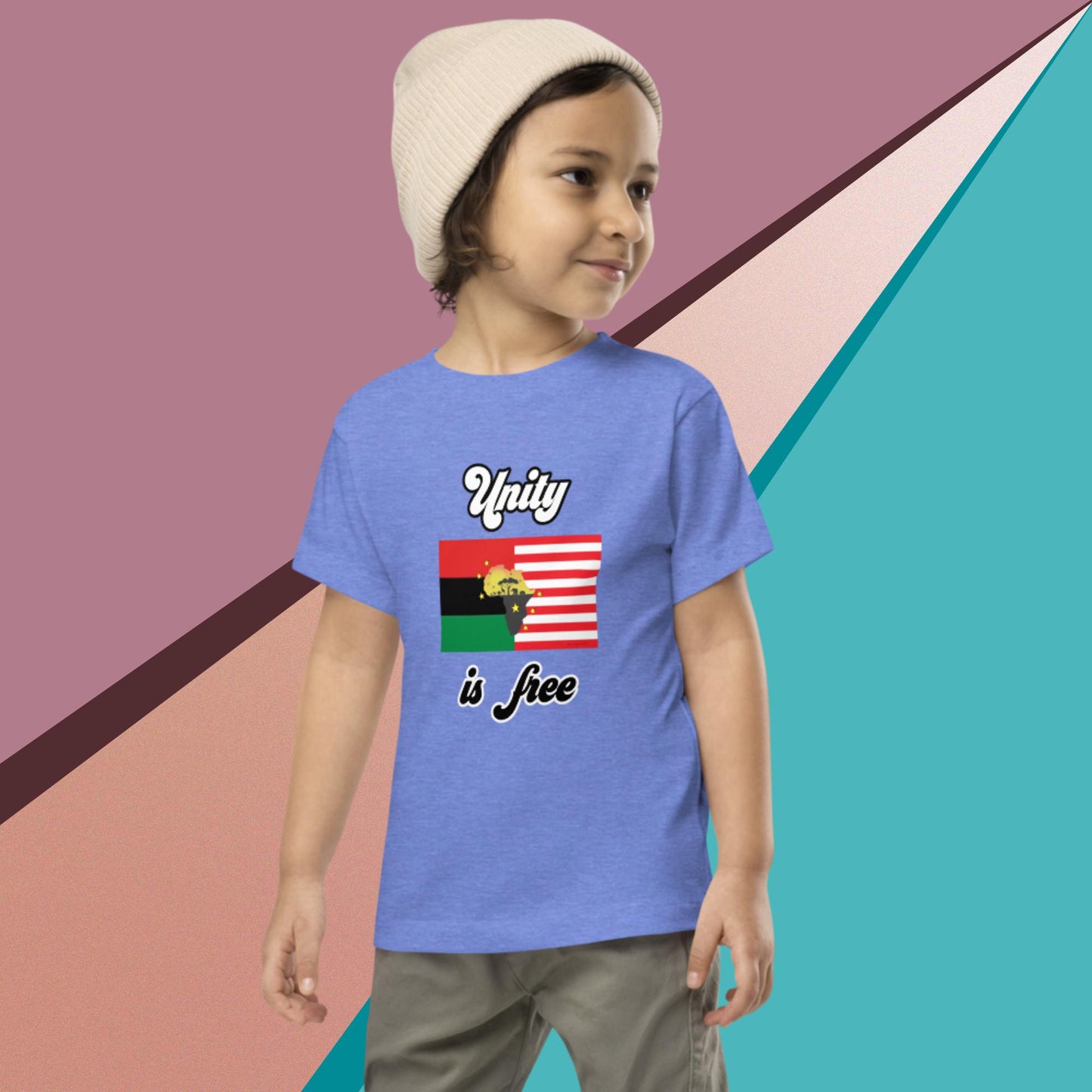 African American Unity Flag Toddler Tee