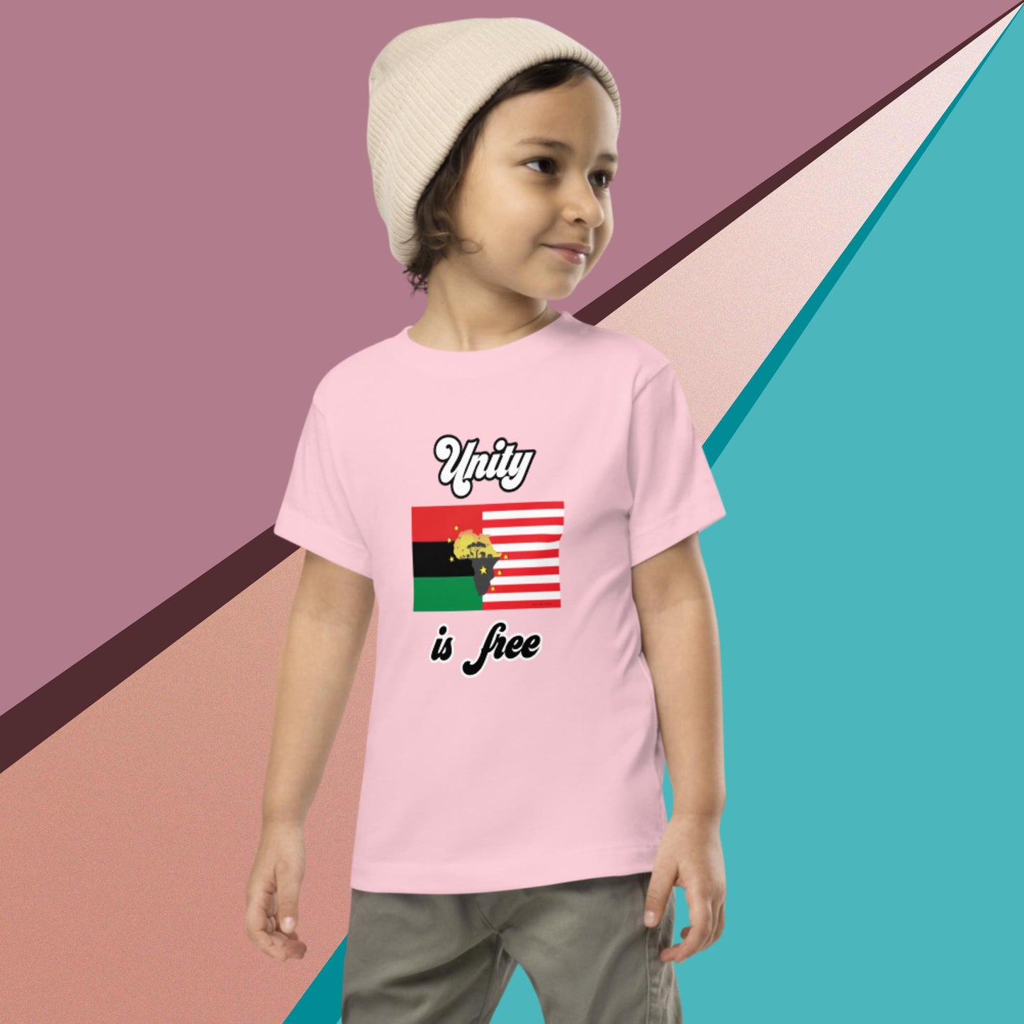 African American Unity Flag Toddler Tee